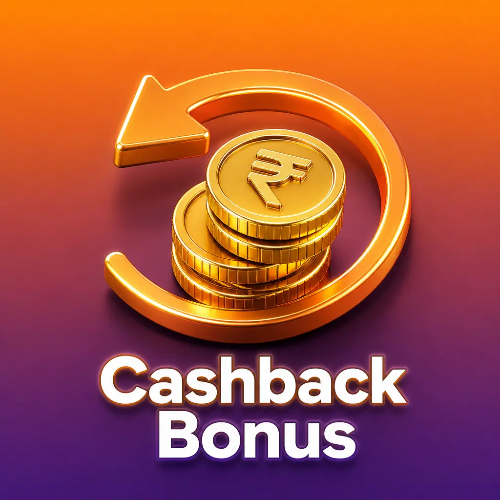 Cashback bonus percentage returned on casino losses