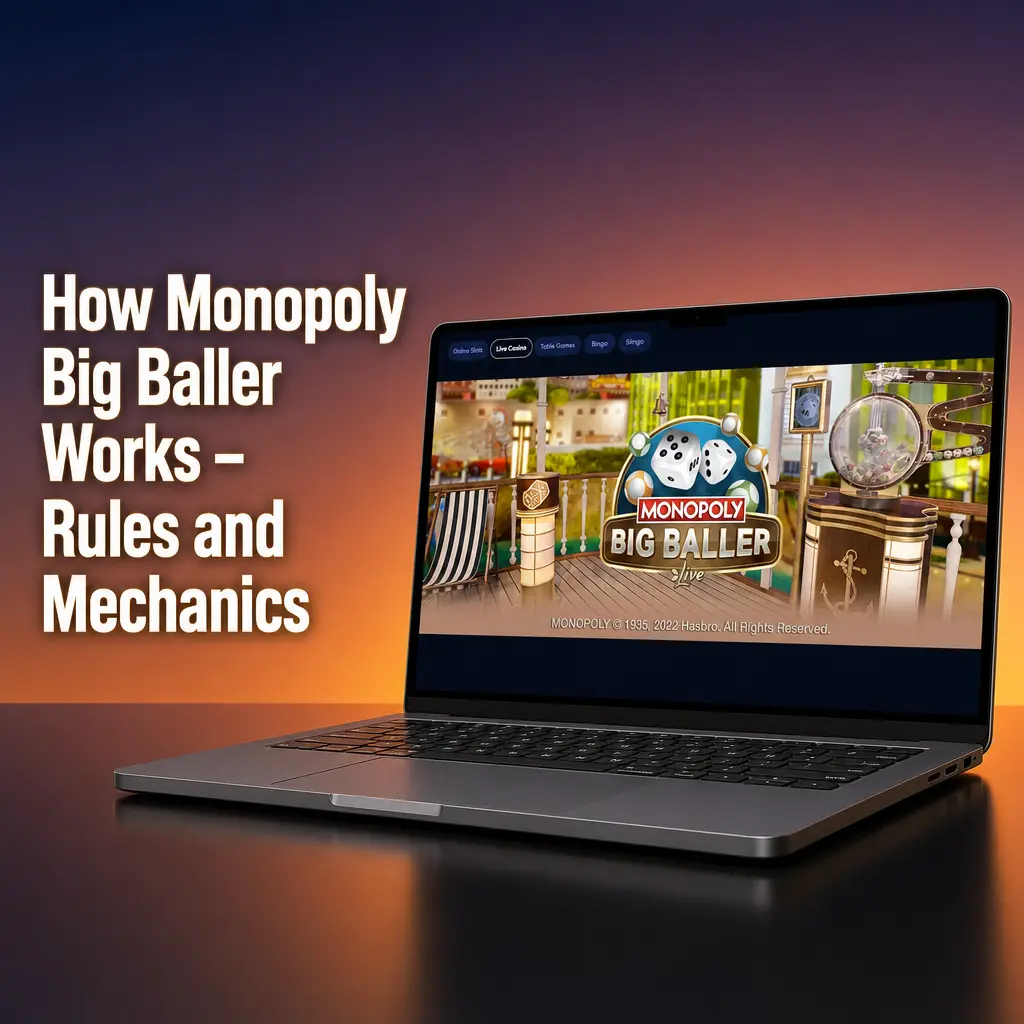 Live host drawing numbered balls in Monopoly Big Baller