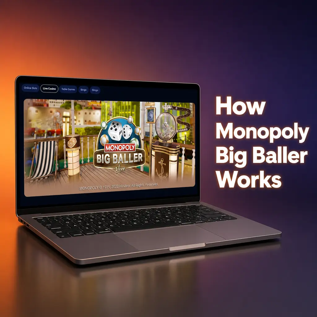 Monopoly Big Baller reel grid, money wheel and live host