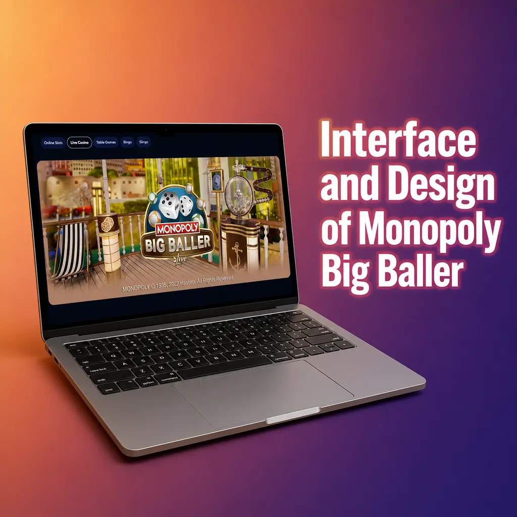 Monopoly Big Baller interface with ball machine and bonus board in view