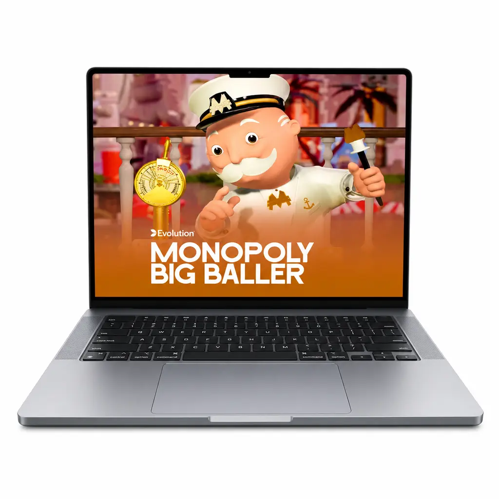 Monopoly Big Baller wheel game demo screen